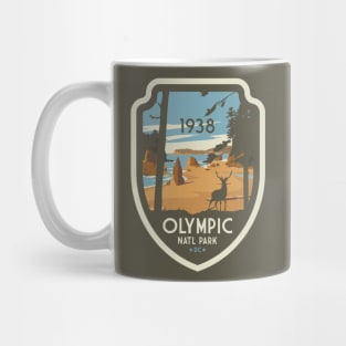 Washington Olympic National Park Retro Vintage Design Gift Mug